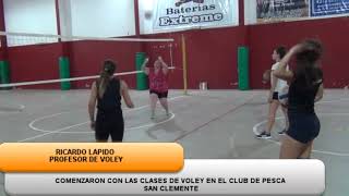 Comenzaron con las clases de voley en el Club de Pesca San Clemente [upl. by Akeber460]