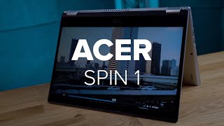 Acer Spin 1 im Test Der perfekte Kompromiss zum Arbeiten  deutsch [upl. by Nauj215]