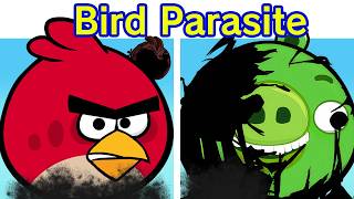 Friday Night Funkin VS Angry Birds Parasite  Musta Parvi FNF Mod Horror [upl. by Tillford109]