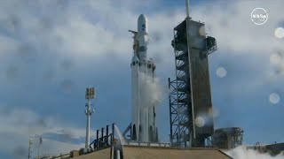 NASA launches final SpaceX weather satellite into orbit [upl. by Haven]