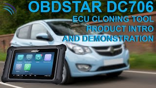 OBDStar DC706 Module Cloning Tool Intro and Demo [upl. by Avraham]