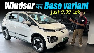 Base Variant  MG Windsor EV Excite Variant with 331 kms range 🔥 Ab Nexon ke price me Creta ke maze [upl. by Adlay]