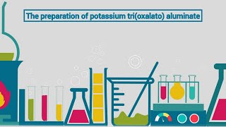 The preparation of potassium trioxalato aluminate [upl. by Mundy]