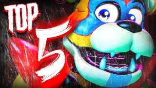 TOP 5 FNAF SONGS ANIMATIONS Five Nights Music 2021 [upl. by Sreip]