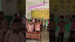 Two little hands viralvideos governmentschoolstudents nipunbhartmission poemactivity [upl. by Landan]