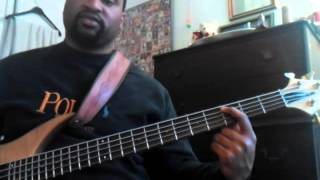 William McDowell Bass Lesson I Wont Go Back [upl. by Todd]