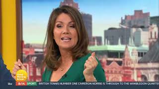 Susanna Reid  Low Cut Style Dress  Busty  4th July 2022 [upl. by Lexy]