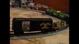 John Deere Trains At Christmas Time [upl. by Dirgis]