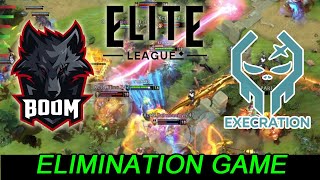 EXECRATION vs BOOM ESPORTS  LOWER BRACKET ELIMINATION GAME ESB ELITE LEAGUE SEASON 2 DOTA 2 [upl. by Lodge634]