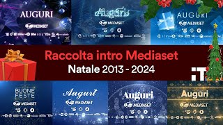 Raccolta intro natalizie Mediaset 2013  2024 [upl. by Spiegleman]