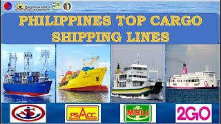 PHILIPPINES TOP CARGO SHIPPING LINES  STATSPH VIDEOS [upl. by Boffa]