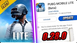 PUBG LITE 0280 Beta Update Level Infinites Big 2025 Release [upl. by Casi]