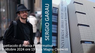 Poesia Performativa con Sergio Garau  08102024 [upl. by Sioux]