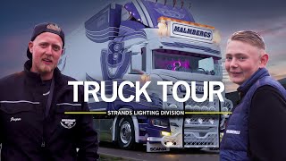 MALMBERGS ÅKERI  TRUCK TOUR  STRANDS LIGHTING DIVISION [upl. by Ailerua]