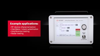 AP5001A and AP5002A RF and Microwave Analog Signal Generator [upl. by Nylarahs]