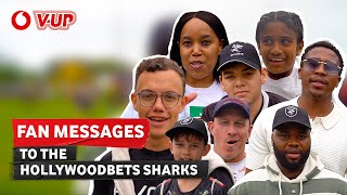 VURC  Hollywoodbets Sharks Fan Messages [upl. by Rehpotsrihc]