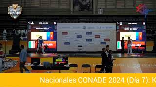 🇲🇽 Nacionales CONADE 2024  Taekwondo Día 7  Kyorugi Junior y Sub21 [upl. by Dari]