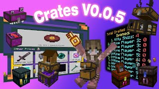 Kittys Crates Addon Minecraft Bedrock Kittys Crates Pack Show Case [upl. by Akenaj]