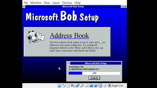 Having fun with Microsoft Windows 31 and Microsoft Bob [upl. by Marcelia]