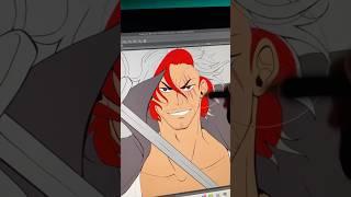 Emporor of the sea Red Haired Shanks onepiece art artist anime manga [upl. by Bell632]