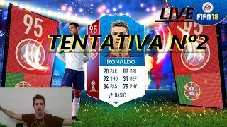 🔴PACK OPENING FIFA 18 WORLD CUP RONALDO É DESTA DIA 15 [upl. by Ellesor]