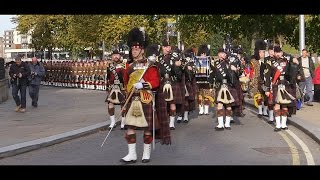 Royal Regiment of Scotland Freedom of the Highlands [upl. by Gove]