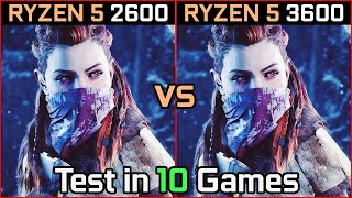 Ryzen 5 2600 vs Ryzen 5 3600  Test in 10 Games  2020 [upl. by Acinahs]