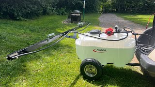 Fimco 25 Gallon Trailer Sprayer Review [upl. by Alemak]