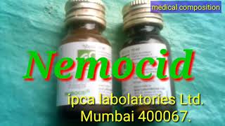 Nemocid worm syrup Medical composition Medical college report YouTube channel medical composition [upl. by Arita]