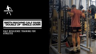 Smith machine calf raise  double up  single down [upl. by Horner690]