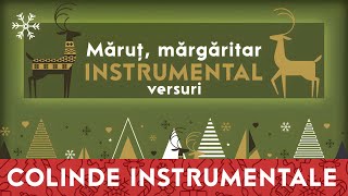 Măruț mărgăritar ❄️ INSTRUMENTAL Original karaoke [upl. by Yanrahc443]