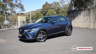 2017 Mazda CX3 sTouring AWD 0100kmh amp engine sound [upl. by Kehsihba]