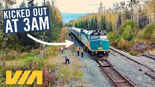 Stuck in the middle of NOWHERE on VIA Rail in Canada [upl. by Teahan]