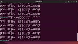 Creating tar archives on Linux machines [upl. by Atnauqahs609]