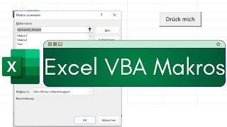 Excel VBA Makros  Die Grundlagen für Anfänger [upl. by Ecnatsnok831]