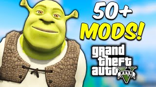 GTA 5 WITH 50 MODS [upl. by Enoitna904]