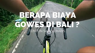 Berapa Biaya Liburan ke Bali Pakai Sepeda Srattos s4  Vlog Road Bike Indonesia [upl. by Templer891]