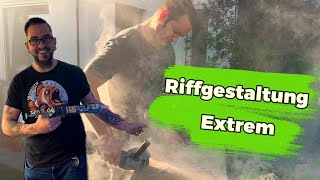 Riffgestaltung extrem Riffaufbau Meerwasseraquarium 1300l Teil 1 2 [upl. by Tips]