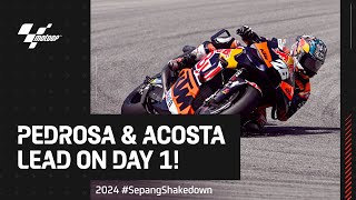 MotoGP™ bikes roar back into life 🔊  2024 SepangShakedown Day 1 Highlights [upl. by Ylnevaeh]