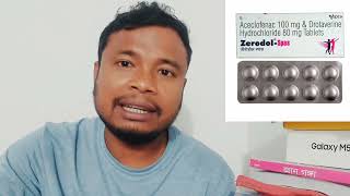 ZerodolSpas tablet full review in DetailsAceclofenac and Drotaverine tablet uses dose side effects [upl. by Attolrahc]