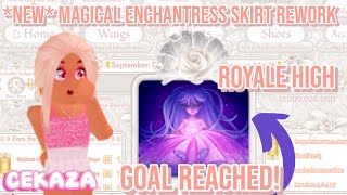 NEW Magical Enchantress Skirt Rework Roblox Royale🏰High [upl. by Court]