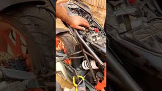 KTM Duke 250 Gps Tracker Installation [upl. by Tatiania]