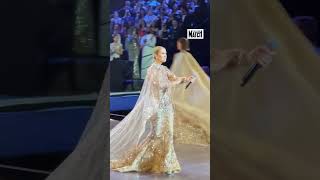 Celine Dion NEW Performance of quotIm Alivequot Elie Saab 2024 Party [upl. by Atikahc]