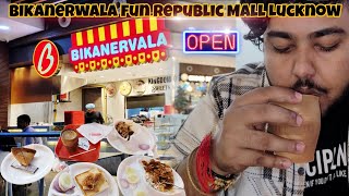 New Bikanervala Opened In Fun Republic Mall Lucknow  Lucknow Restaurants amp Cafe  Bikanervala 😍 [upl. by Nywled369]