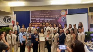 PART 12 CHARTERING KIWANIS CLUB OF SARGEN ILLUSTRIS INSTALLATION INDUCTION OF OFFICERS amp MEMBERS [upl. by Apicella314]