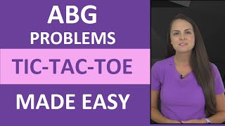 ABG Interpretation Made Easy TicTacToe Method Compensated vs Uncompensated Nursing [upl. by Pam]