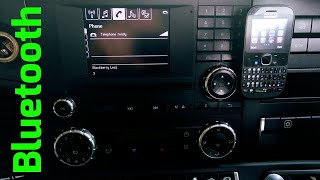 Mercedes Actros Radio Bluetooth paring [upl. by Eerized605]