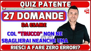 27 DOMANDE UFFICIALI  LE PAROLE quotSPECIALIquot PER NON SBAGLIARE LE RISPOSTE ALLESAME TEORICO [upl. by Ateikan]