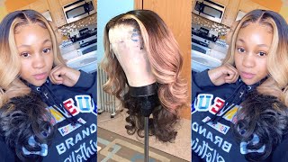 HOW TO Get ASH BLONDE HIGHLIGHTS On FRONTAL WIG VERY DETAILED [upl. by Ludly]