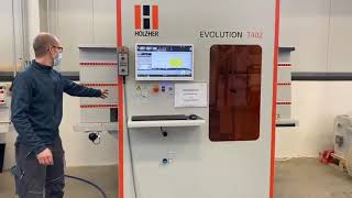 CNC centrum HOLZHER Evolution 7402  PILART [upl. by Grania]